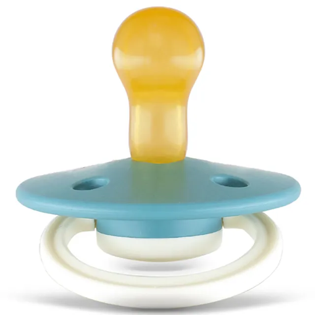 Rebael - Fashion Natural Rubber Round Pacifier Size 1 - Baby 0-6M 1-pack - Rainy Pearly Mouse