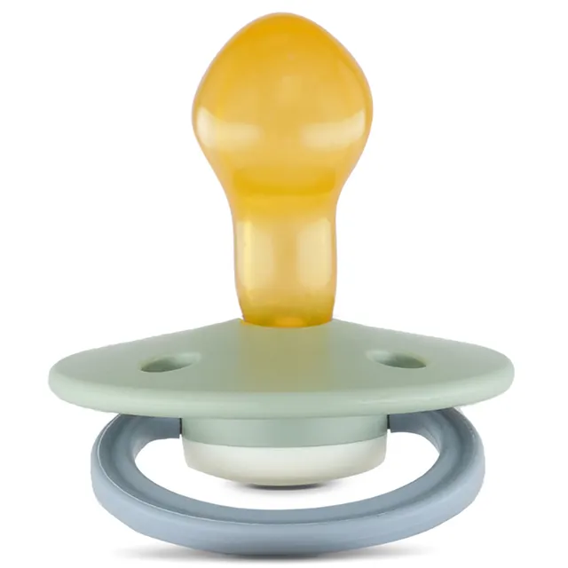 Rebael - Fashion Natural Rubber Round Pacifier Size 2 - Baby 6M+ 1-pack - Cloudy Pearly Pony