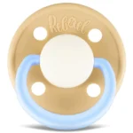 Rebael – Fashion Natural Rubber Round Pacifier Size 2 – Baby 6M+ 1-pack – Dusty Pearly Elephant