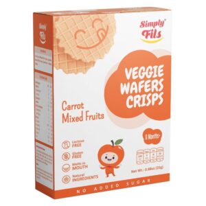 Simply Fils – Baby Cereal with Milk Oatmeal Rice Multifruits + Fruity Melty Drops -Strawberry Banana