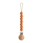 Mushie – Pacifier Clips Halo Clementine