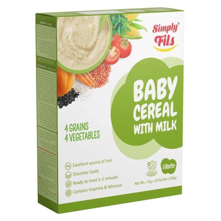 Simply Fils - Baby Cereal with Milk 4grains & 4 vegetables