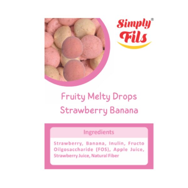 Simply Fils – Baby Cereal with Milk Oatmeal Rice Multifruits + Fruity Melty Drops -Strawberry Banana