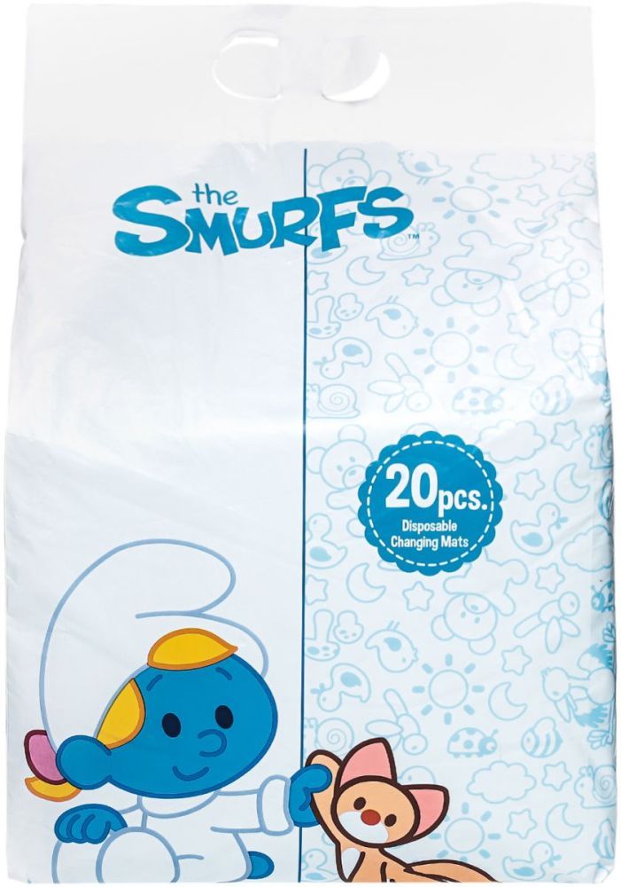 Smurf - Box of 20 Disposable Changing Mats