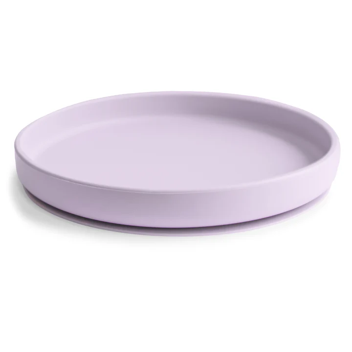 Mushie - Classic Silicone Suction Plate Soft Lilac
