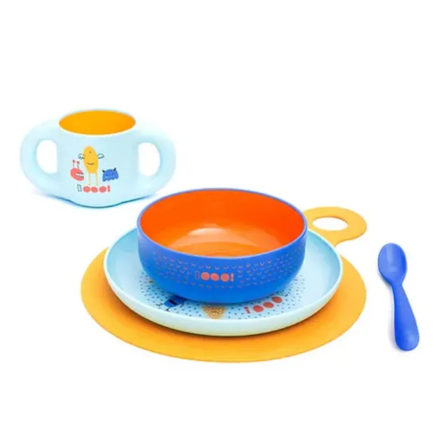 Suavinex Blue Toddler Feeding Set - +6m - Assorted