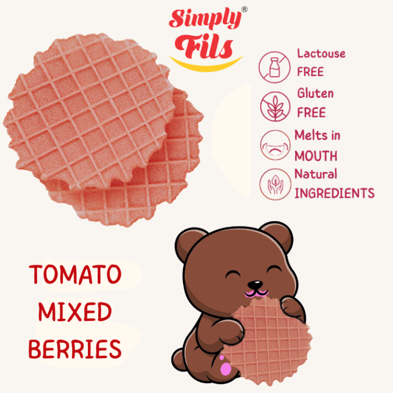 SIMPLY FILS - Veggie Wafera Crisps- Tomato Mixed Berries