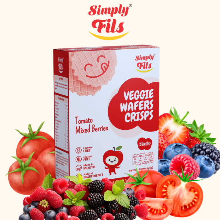 SIMPLY FILS - Veggie Wafera Crisps- Tomato Mixed Berries