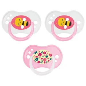 Dr. Browns – Advantage Pacifier Stage 2 Glow in the Dark – Pink (Pack of 2)
