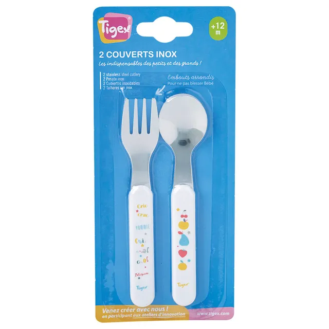 Tigex - Set Of 2 Stainless Steel Cutlery