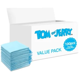 Tom & Jerry Disposable Changing Mats Value Pack – 100 Piece