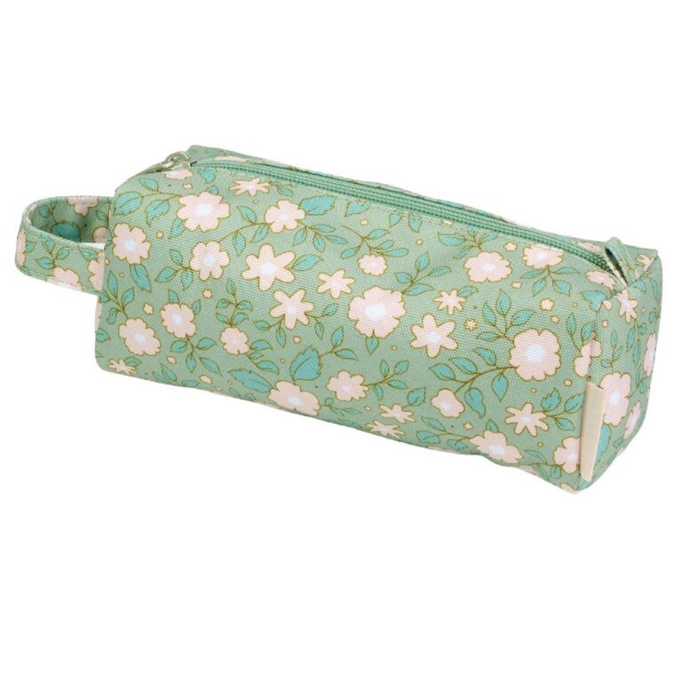 A Little Lovely Company - Pencil Case Blossoms Sage