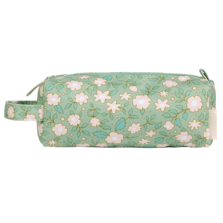 A Little Lovely Company - Pencil Case Blossoms Sage