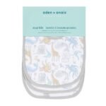 Aden + Anais – Essentials Cotton Natural Snap Bib – Pack of 3