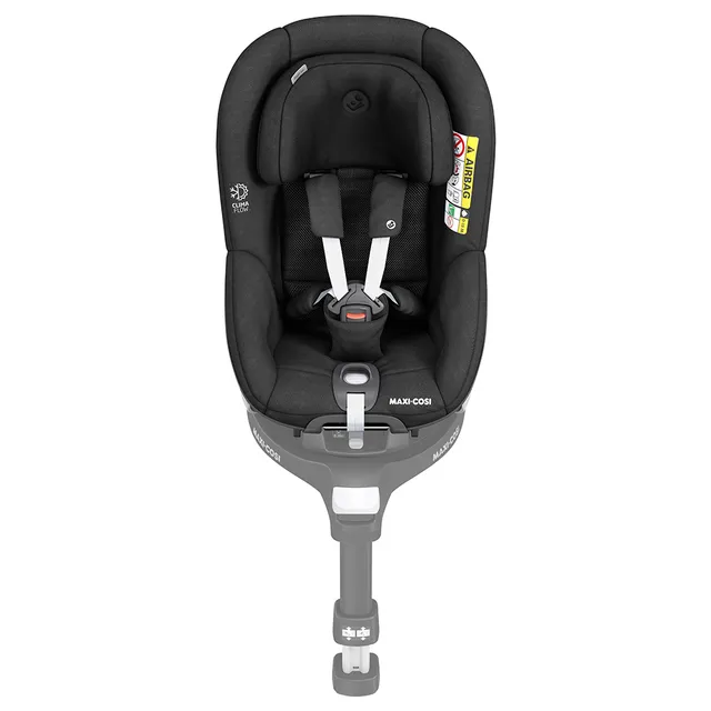 Maxi-Cosi Pearl 360 i-Size Car Seat - Authentic Black, Rotative, 0-4y, G-Cell Side Impact, ISOFIX Base Compatible, ClimaFlow