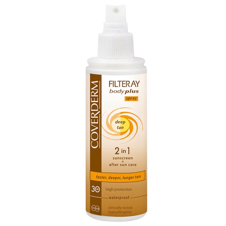Coverderm - Filteray Body + Deep Tan Spray SPF 30 -100ml