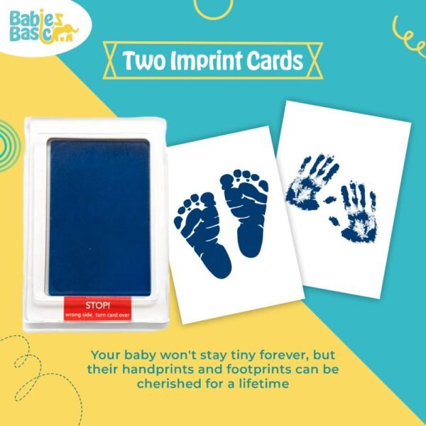 Babies Basic – Clean Fingerprint with two imprint cards – Navy Blue