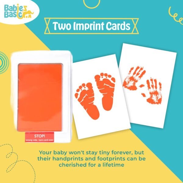 Babies Basic – Clean Fingerprint with two imprint cards – Orange