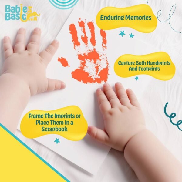 Babies Basic – Clean Fingerprint with two imprint cards – Orange