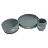 Babies Basic – Silicone Plate – Bowl and Cup- Indigo