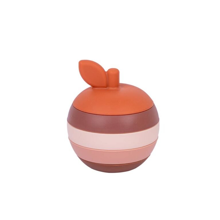 Babies Basic - Silicone Stacking Toy - Apple