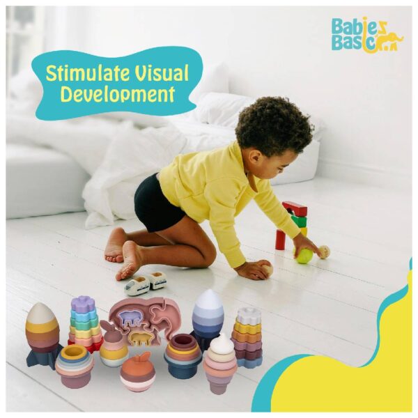 Babies Basic – Silicone Stacking Toy – Cup