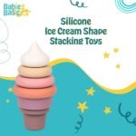 Babies Basic – Silicone Stacking Toy – Ice Cream
