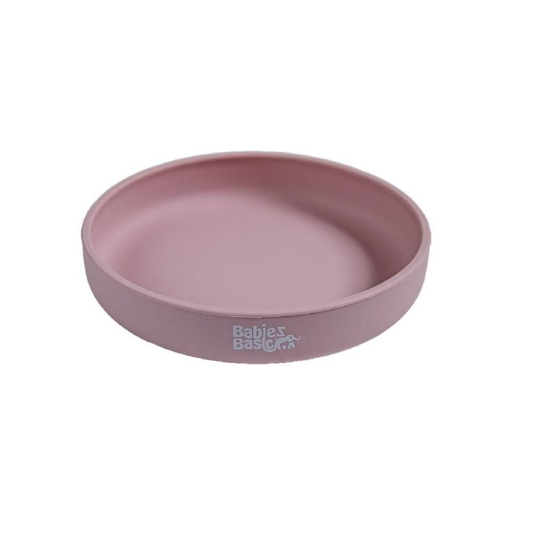 Babies Basic - Feeding Set - Plate with suction - Blush