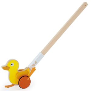 Hape – Wooden Pull-Along Cart With Stacking Blocks