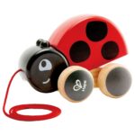 Hape – Ladybug Pull Along – Red