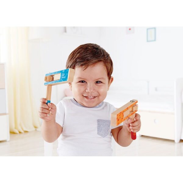 Hape – Cheer-Along Noisemakers – Orange