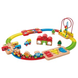 Hape – Rainbow Puzzle Railway