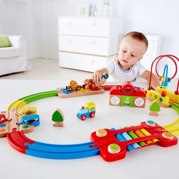 Hape – Rainbow Puzzle Railway