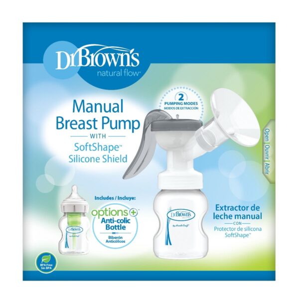 Dr Browns – Manual Breast Pump w/ Softshape Silicone Shield