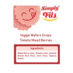 Simply Fils Veggie Wafers Crisps Tomato & Mixed Berries + Fruity Melty Drops Orange & Prune