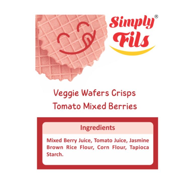 Simply Fils Veggie Wafers Crisps Tomato & Mixed Berries + Fruity Melty Drops Orange & Prune