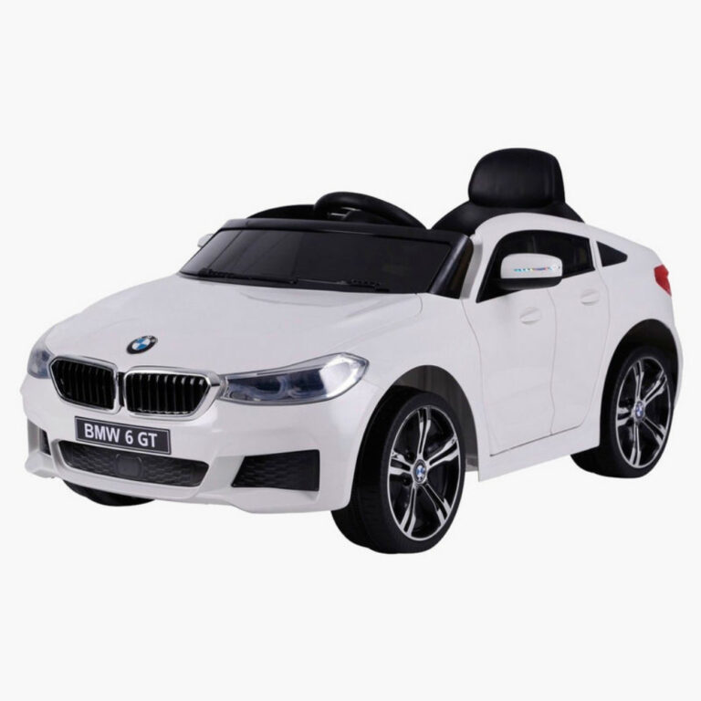 BMW 6GT 12V Kids Electric Ride-On Car – White