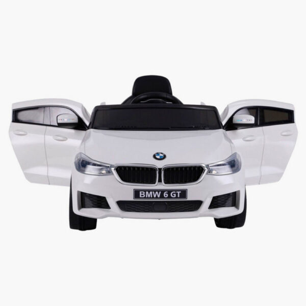 BMW 6GT 12V Kids Electric Ride-On Car – White