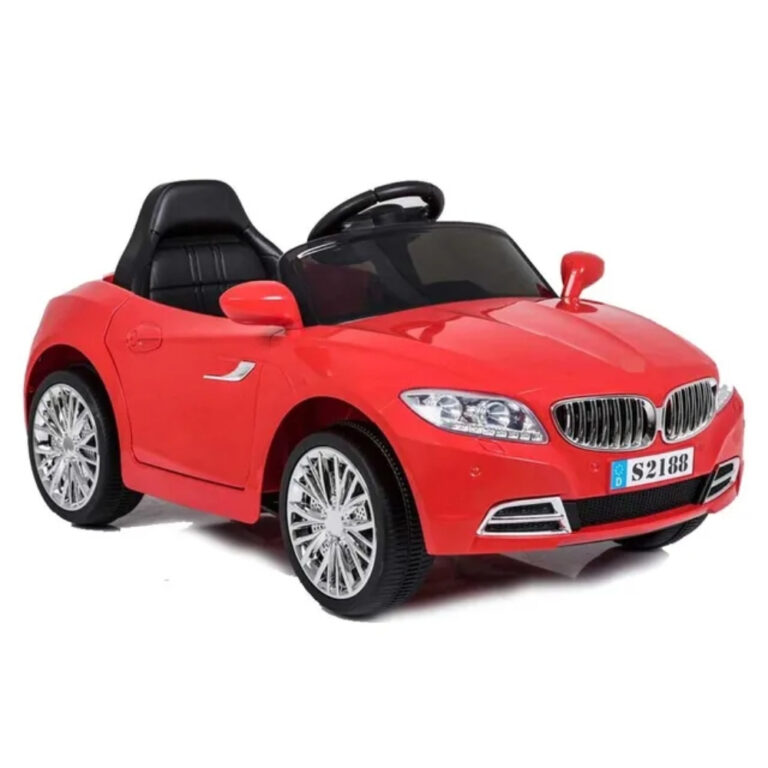 BMW Coupe Style 12V Electric Ride-On Car for Kids – Red