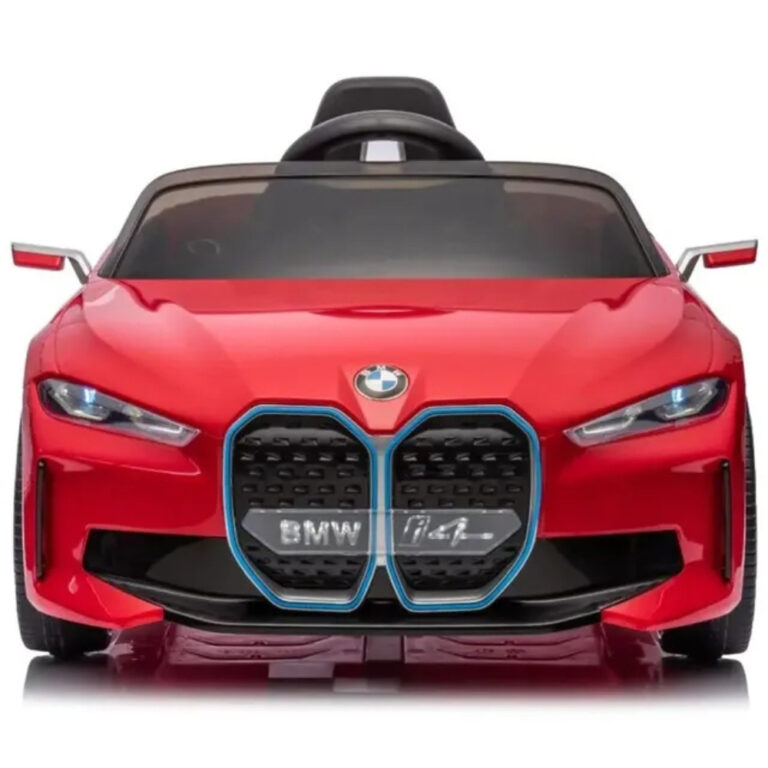 BMW i4 Licensed 12V Electric Ride-On Car for Kids – Red
