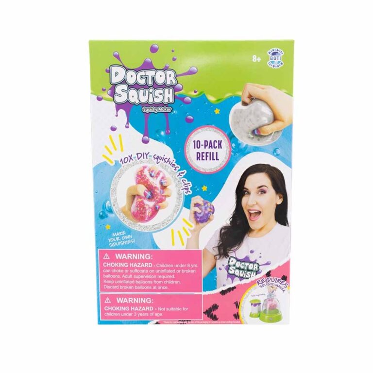 Doctor Squish - Squishy Pack Refill V2 - 10 Balloons + Clips