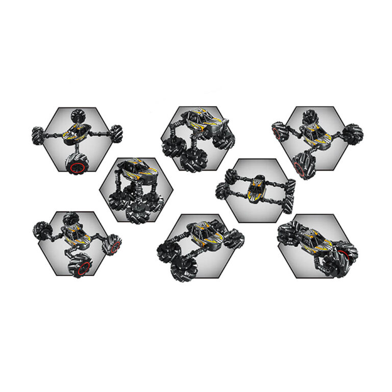 Bricstar - Transformable Drifting Stunt RC Cars - Dinosaur