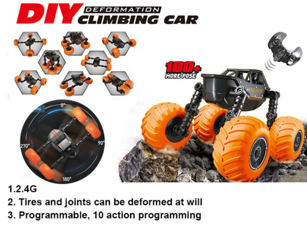 Bricstar – Transformable Drifting Stunt RC Cars – Dinosaur