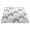Bumble & Bird – BabySafe Play Mat Multi-Shape 52pcs+22 Edges – Peach & Brown