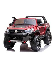 Toyota 12V Land Cruiser Ride-On Car – Red - Licensed Kids Electric SUV