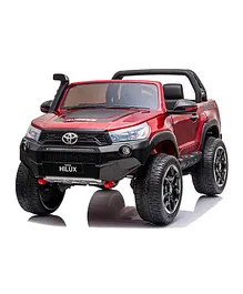 Toyota 12V Land Cruiser Ride-On Car – Red - Licensed Kids Electric SUV