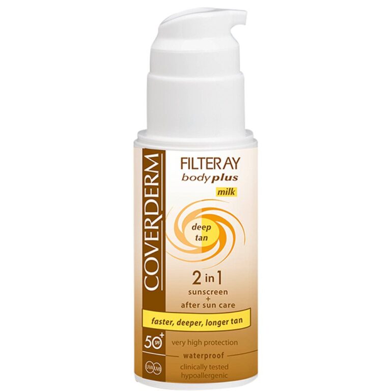 Coverderm - Filteray Body + Deep Tan Milk SPF 50+ -100ml