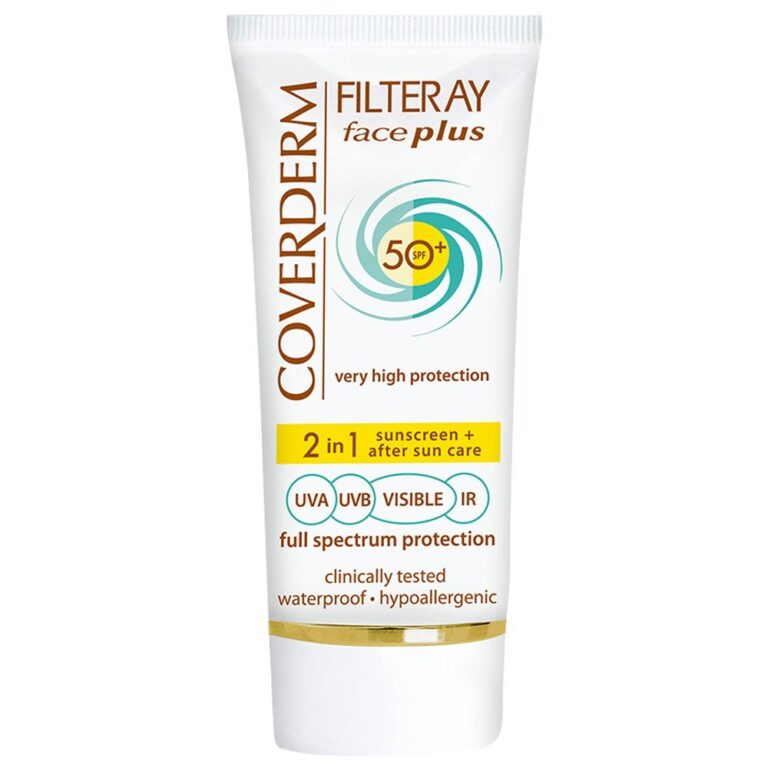 Coverderm - Filteray Face + SPF 50+ Oily/Acneic - Soft Brown - 50ml