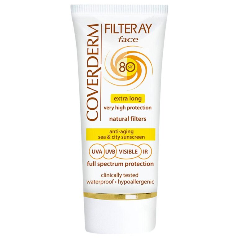 Coverderm - Filteray Face SPF 80 - Soft Brown - 50ml