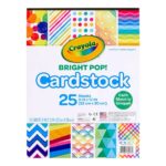Crayola – Bright Pop Card Stock 25 Ct